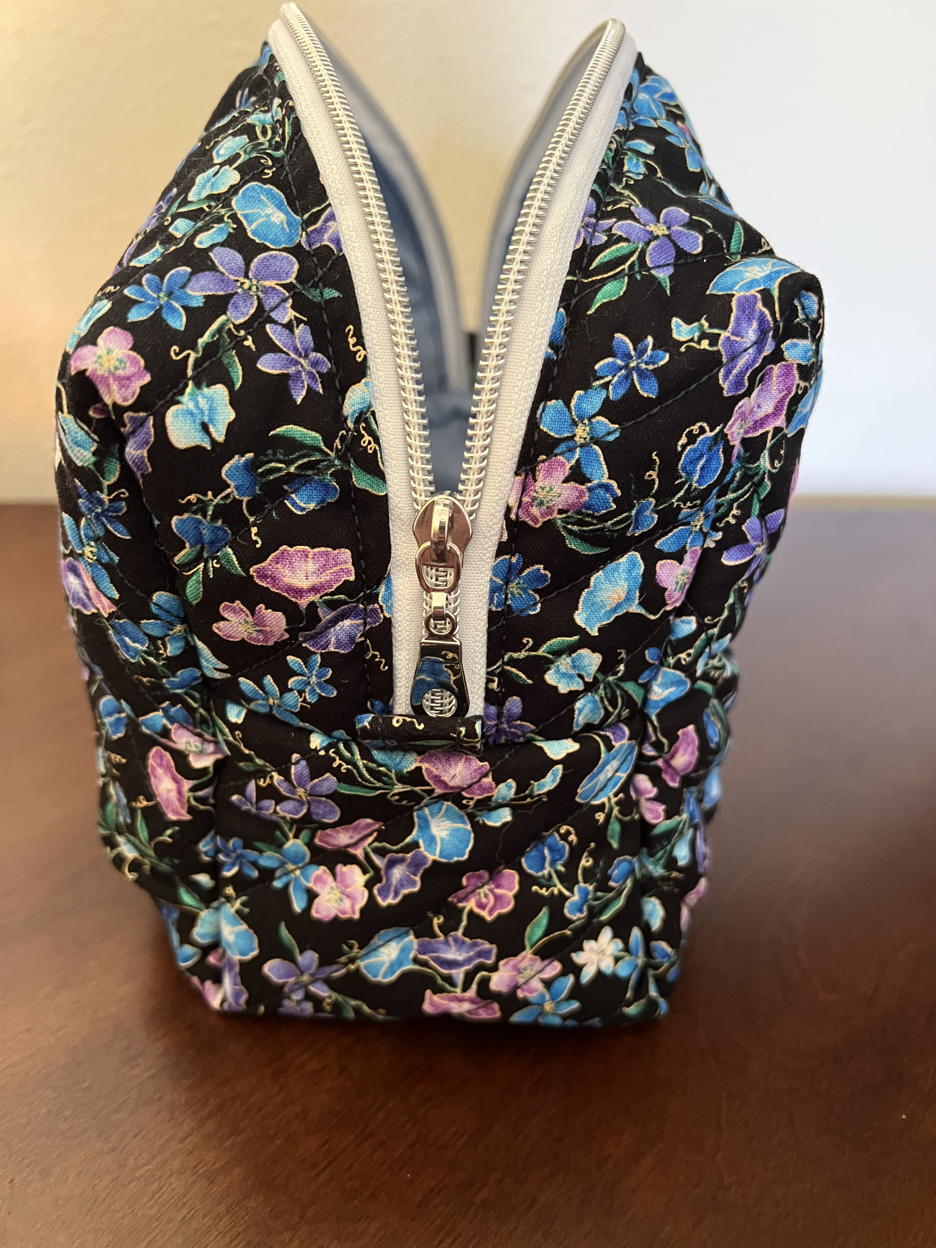 Large Quilted Cosmetic Bag - Image 3