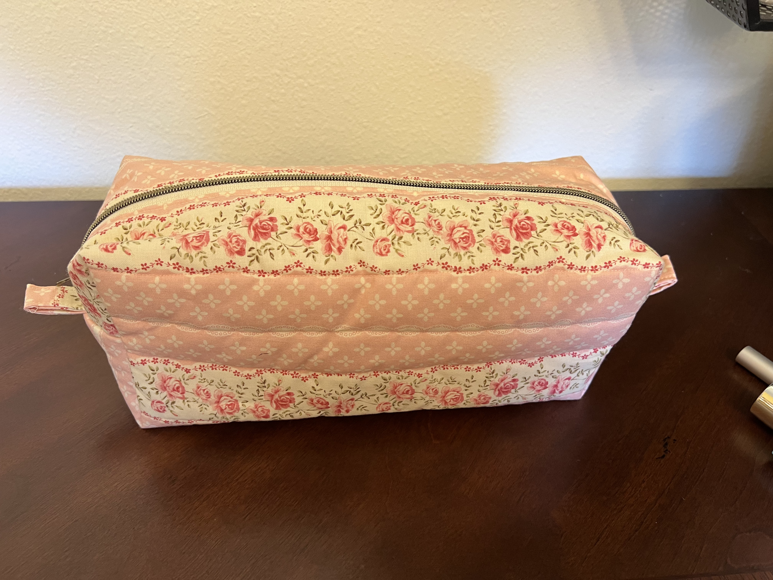Extra Large Quilted Cosmetic Bag - Image 2