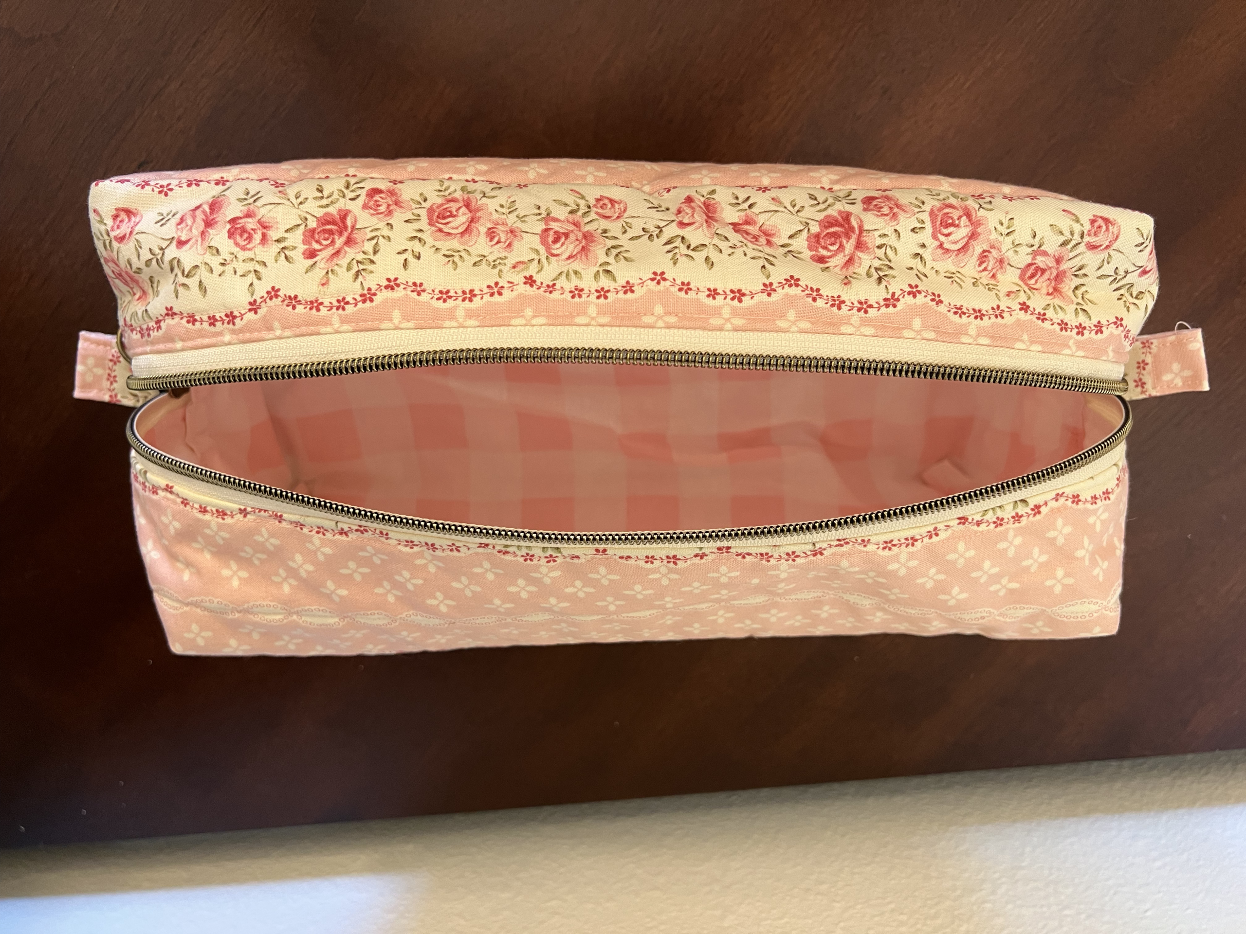 Extra Large Quilted Cosmetic Bag - Image 3