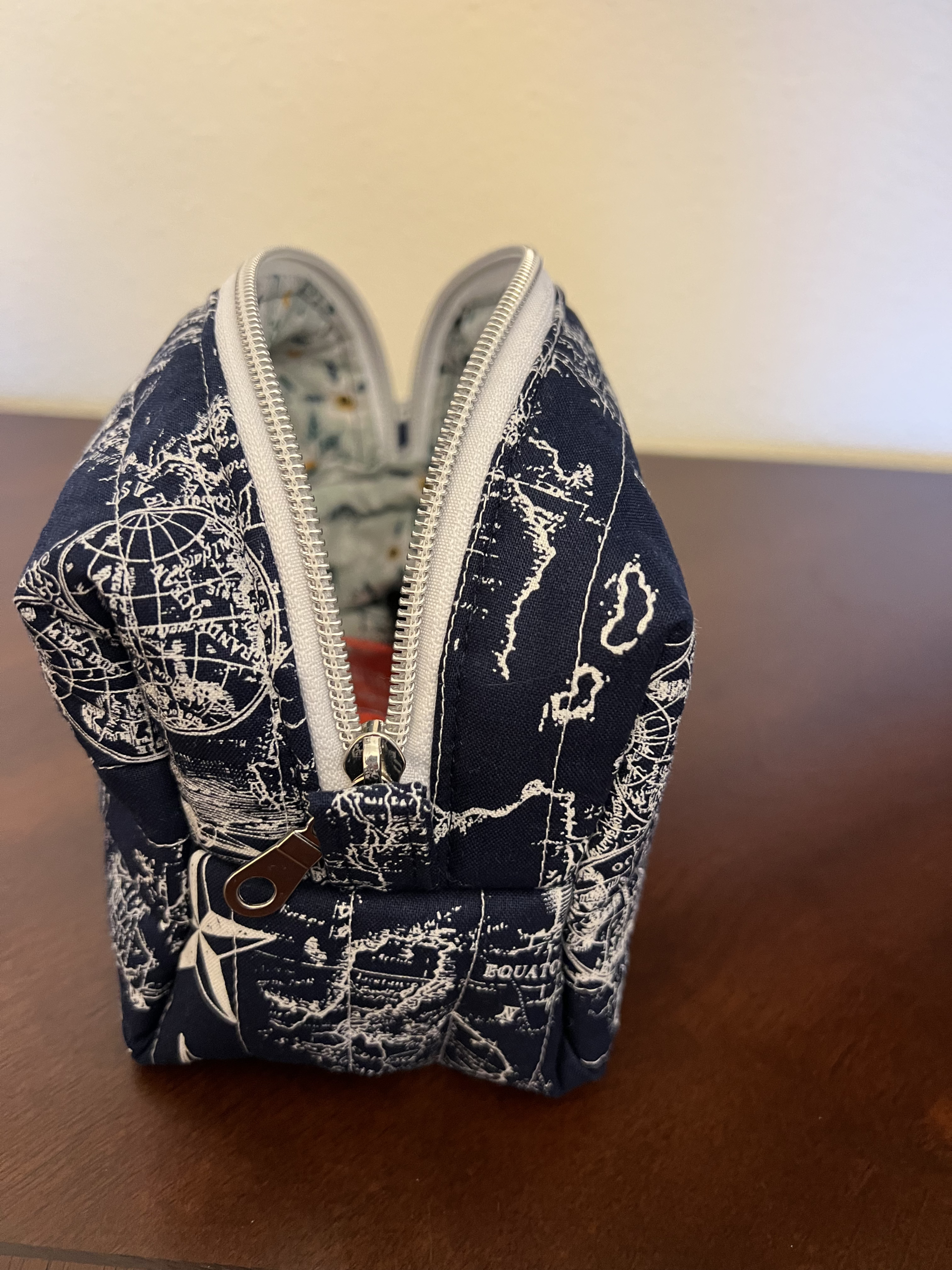 Mini Quilted Cosmetic Bag - Image 2