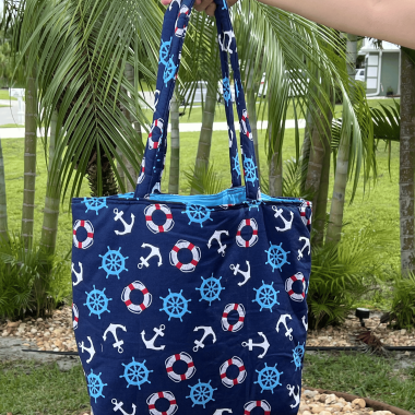 Handmade Tote Bag - Everyday Reusable Large Bag